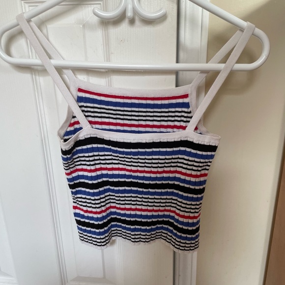 2 Small H&M Divided Stripped Crop Tops - Picture 5 of 9